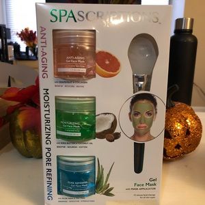 Brand new SpaScriptions gel face masks